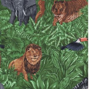 Z0069 Zvířátka v pralese, větší vzor