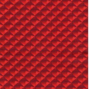Č0058 látka červená, abstraktní vzor